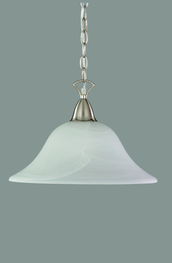 Innen-Pendelleuchte E27 aus matt vernickeltem Metall prezzo