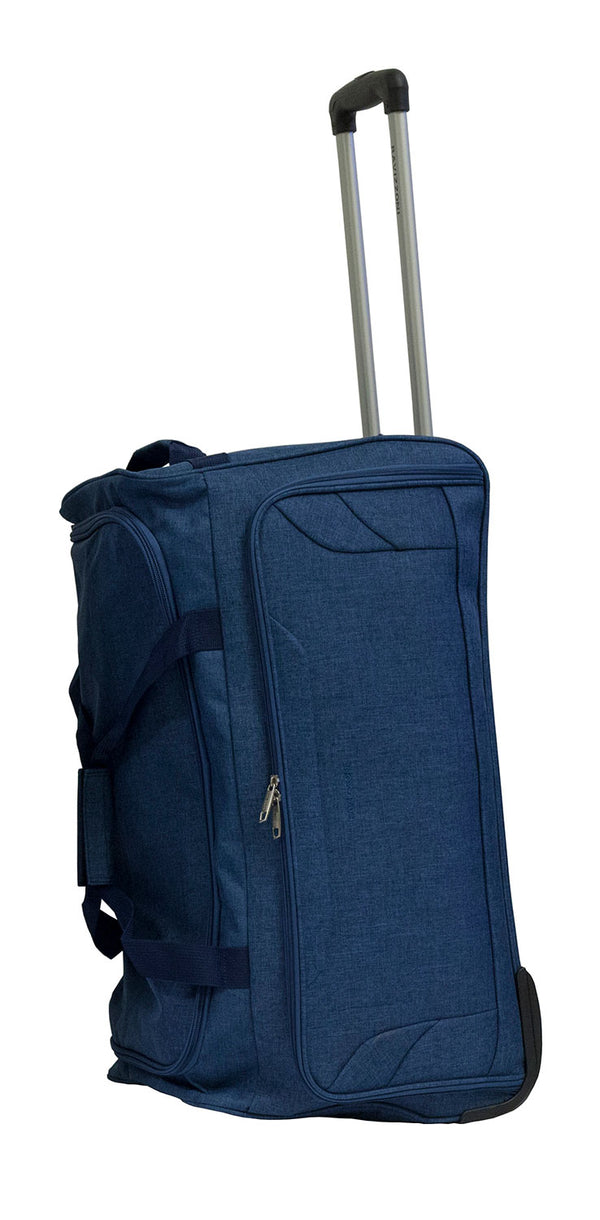 Borsone Trolley Medio Ultraleggero con Ruote in Poliestere Ravizzoni Bacco Blu sconto