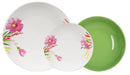 Servizio Piatti 18 Pezzi in Porcellana con Decori Collection Printemps Decor