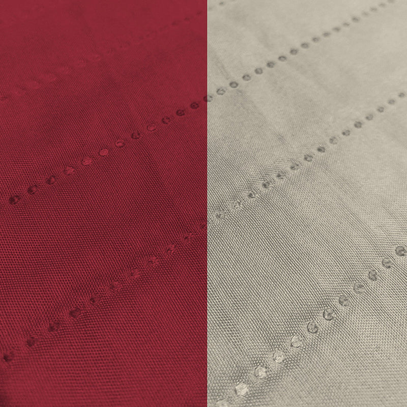 Copridivano Impermeabile Trapuntato Double Face in Microfibra Bordeaux\/Panna Varie Misure