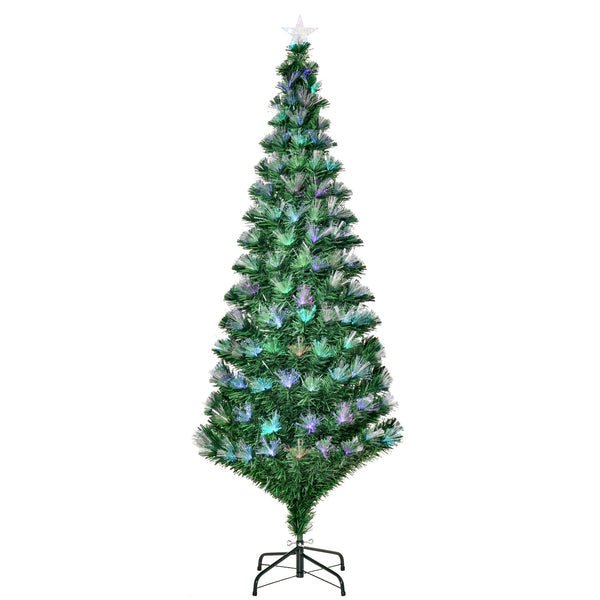 sconto Künstlicher Weihnachtsbaum 180 cm aus Glasfaser Foltissimo 230 LED