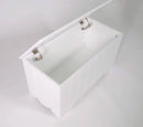 Cassapanca Baule Rettangolare in MDF 85x40x45 cm Fumer Florence Bianca