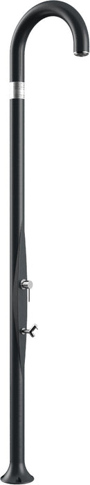 Doccia da Esterno Giardino Miscelatore e Lavapiedi Arkema Funny Yin Grigio Antracite