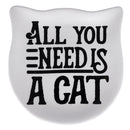 Set piattino e tazza  in Ceramica VdE Tivoli 1996 Cats Bianco e Nero