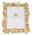 Cornice Oro Butterflies 30x4x36 cm in Poliresina e Vetro Oro