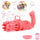 Automatische Bubble Gun Ba Batterien Pink Bubble Gun