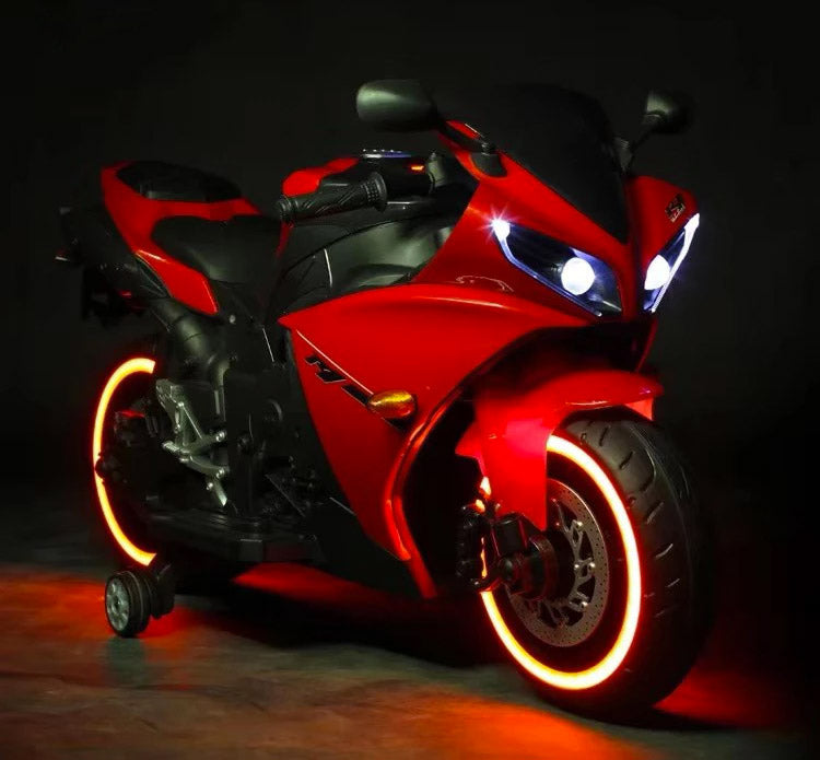 Moto Elettrica per Bambini 12V Kidfun Rossa