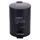 Pattumiera "Ordine" 3 Litri Ø17x23,5 cm in Plastica VdE Tivoli 1996 Nero