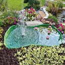 Laghetto Artificiale da Giardino 178x125x45 cm in Polietilene 610 Litri Verde