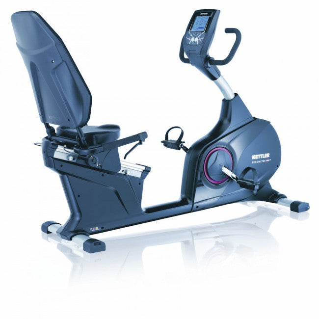 Cyclette Orizzontale Recumbike Ergometro Magnetica 180Kg Max 25 Livelli Kettler HKS Re7 Recumbent con Fascia Cardio