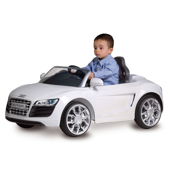 Elektro Rutscher 6V Audi R8 Weiß online