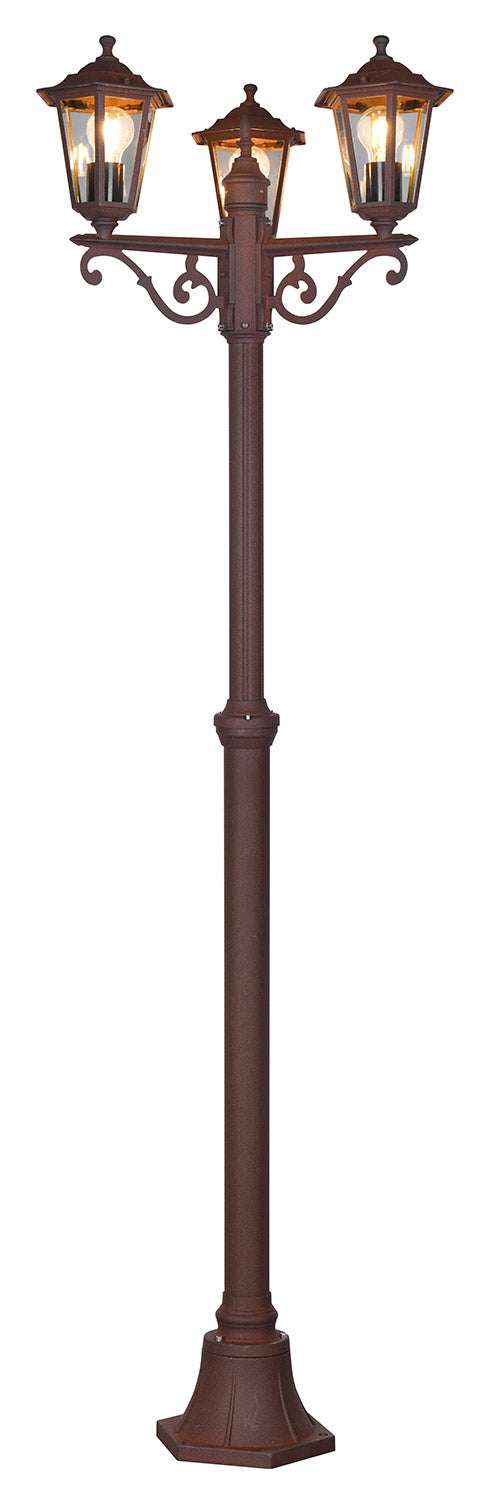 Lampione da Esterno Attacco E27 in Alluminio Ruggine prezzo