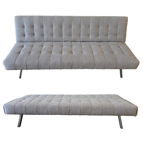 Schlafsofa 3-Sitzer-Liegesofa Prontletto in grauem Stoff  sconto