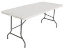 Tavolo Catering Rettangolare Pieghevole 180x75,5x74cm Menzi Bianco
