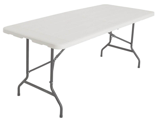 sconto Rechteckiger Catering-Klapptisch 180x75,5x74cm Menzi Weiß