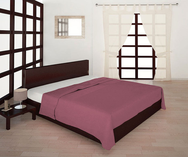 Lenzuolo Sopra in Tinta Unita Vinaceo