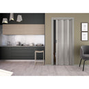 Porta a Soffietto da Interno 88,5x214 cm in PVC Florance Tessuto Grigio