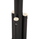 Appendiabiti da Terra H171 cm 11 Ganci in Metallo Nero