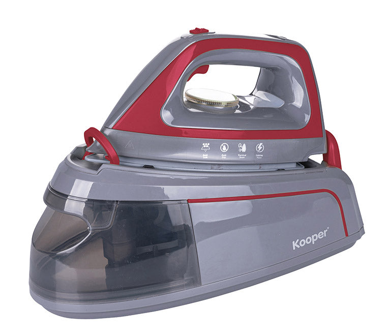 Ferro da Stiro con Caldaia 1,25 Litri 2400W Kooper  Rosso