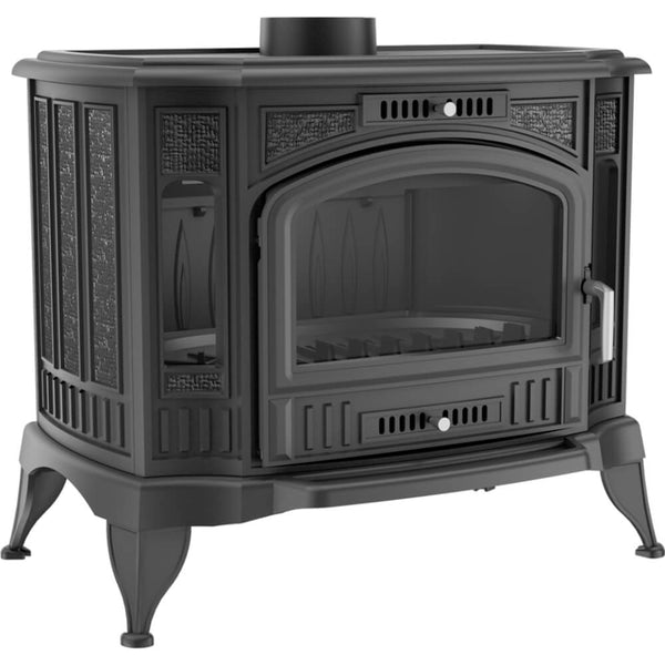 6/13KW Holzofen aus Gusseisen Flig Starkville 130 Schwarz online