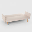 Divano Letto Clic Clac 182x64x80 cm in Tessuto Beige