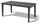 Gartentisch 165 x 94 x 74 cm aus anthrazitfarbenem Keter Futura Harz