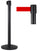 3 Meter Gardinenstange aus mattschwarzem Metall Ø36x101 cm Red Ribbon