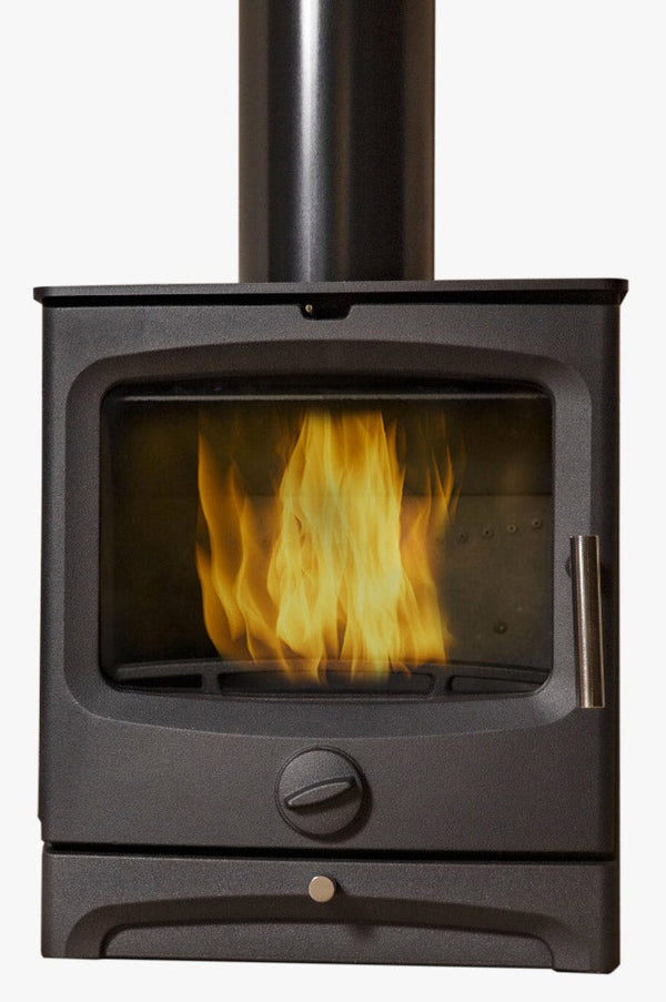 sconto Holzofen aus Gusseisen 5 kW 43 x 29,75 x 49,4 cm Belen Schwarz