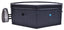 Halbstarrer beheizter Outdoor-Whirlpool 4+2 Sitze Ø193x73 cm NetSpa Octopus Dunkelgrau