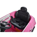 Macchina Elettrica per Bambini 12V con Licenza Fiat 500 Rosa