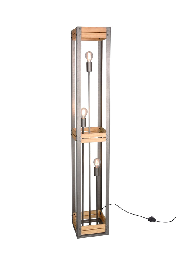 LED-Stehleuchte für den Innenbereich aus mattem Nickelmetall online