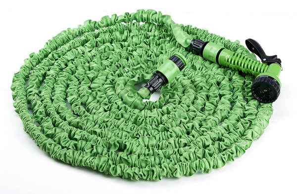 sconto Ausziehbarer Wasserpumpenschlauch bis zu 22,5 m mit Sprinklerdüse in Rainier Green