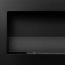 Camino a Bioetanolo da Incasso 120x15x40 cm Livorno 120 Nero