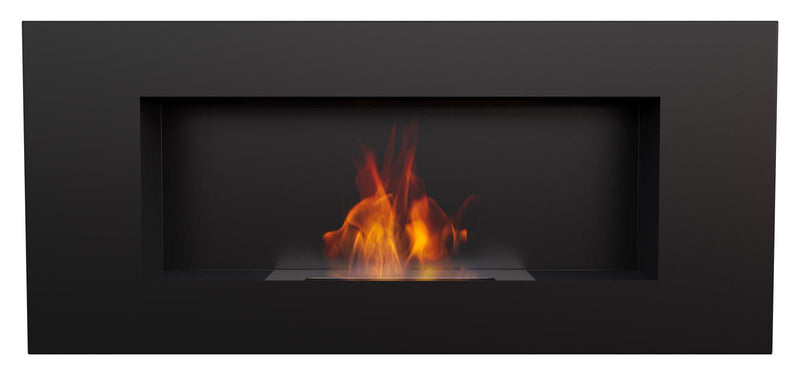 Camino a Bioetanolo da Parete 90x40 cm Flig Huston 2 Nero