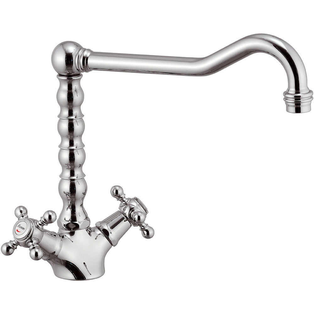 Waschtisch-Mischbatterie mit zwei...