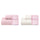 Schwamm-Set 4 Stück Gesicht + Gästetücher mit Garrini Pink Jennifer Garrini Frill