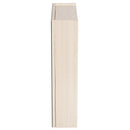 Specchio Armadietto da Bagno Pensile 3 Ripiani Interni in Legno Rovere 40x60x13,5 cm 