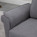 Poltrona Alzapersona Elettrica Massaggiante 86x95x106 cm in Tessuto Grigio