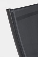 Set 2 Poltrone da Giardino 53x166,5x90 cm in Alluminio Taylor Antracite