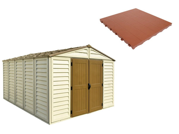 Bodenbelag für Garden Box 325 x 398 x 233 cm in Terracotta Plastic sconto