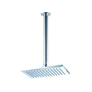 Soffione Doccia Rettangolare da Soffitto in Ottone Linear Cromato