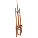 Cavalletto per Pittura Regolabile 53x50,5x171-230 cm in Legno di Faggio Naturale