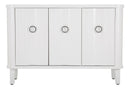 Mobile Shine 120x84x40 cm in Legno MDF e Metallo Bianco