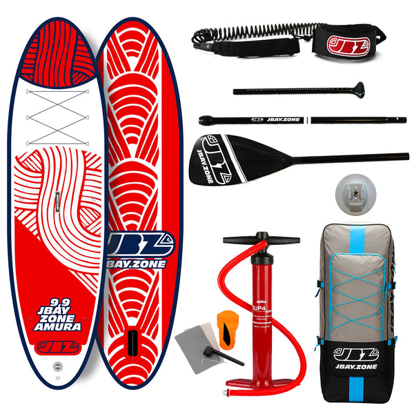 SUP Aufblasbares Stand Up Paddle Board 297x81x10 cm Jbay.Zone Amura H3 online
