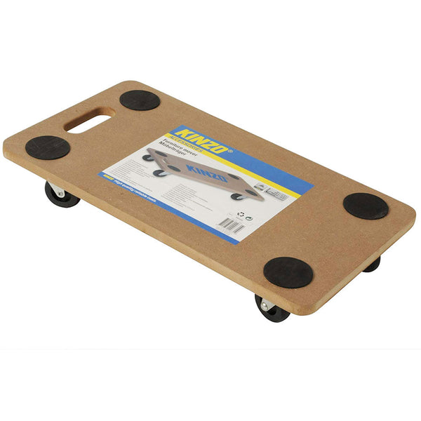 Carrello Pedana con Ruote Sposta Carichi Mobili in Legno Carico Max 150kg Kinzo online