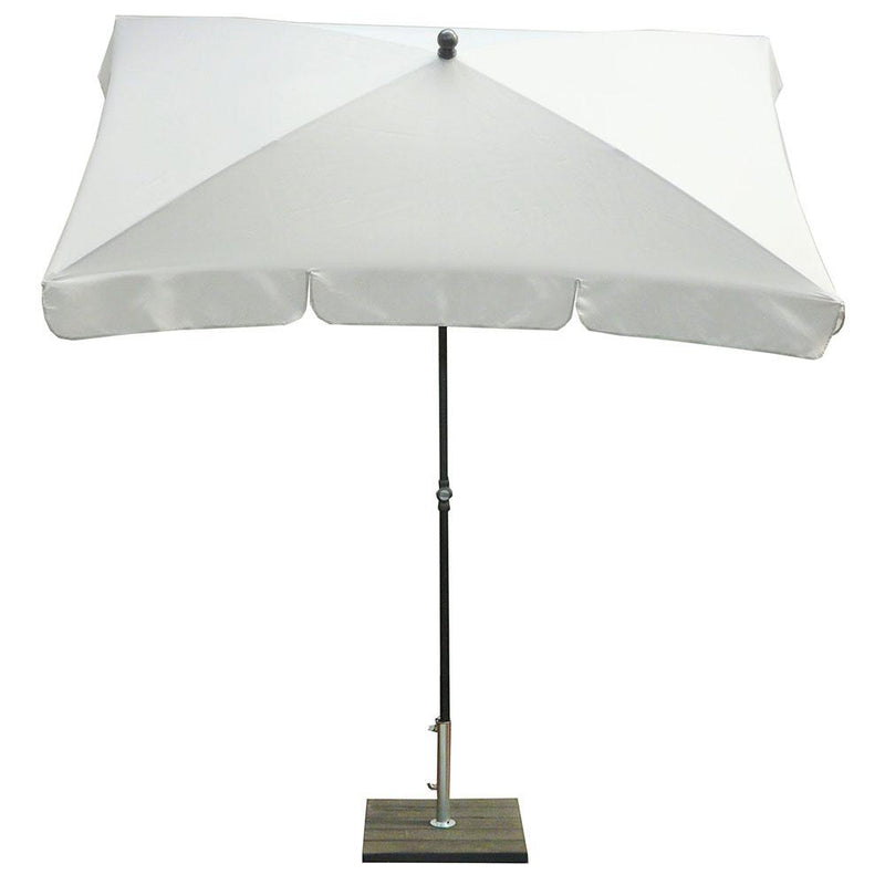 Ombrellone da Giardino 210x130 cm Palo Ø27 mm in Acciaio Maffei Novara Grigio