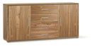 Madia 2 Ante 4 Cassetti 174x84x41 cm Noce Stelvio