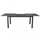 Tavolo Cuba Allungabile 150/210x90x75 h cm in Alluminio Antracite