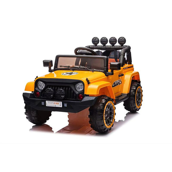 Macchina Elettrica per Bambini Fuoristrada Adventure 12V con Telecomando Giallo online