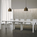 Consolle Allungabile in Legno H77x40x90\/300cm Itamoby Magic Color Bianco Frassino Classica